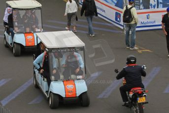 © Octane Photographic 2011. Le Mans finish line and podium - Sunday 11th June 2011. La Sarthe, France. Digital Ref : 0263lw7d7443