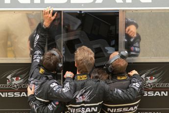 © Octane Photographic 2011. Le Mans finish line and podium - Sunday 11th June 2011. La Sarthe, France. Digital Ref : 0263lw7d7594