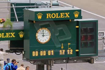 © Octane Photographic 2011. Le Mans finish line and podium - Sunday 11th June 2011. La Sarthe, France. Digital Ref : 0263lw7d7599