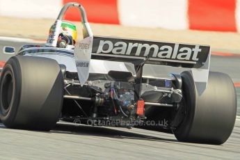 © Octane Photographic Ltd. 2011 Masters Racing Espiritu de Montjuic, April 10th 2011. Grand Prix masters, Historic Formula 1 racing. Digital Ref : 0042CB1D1254