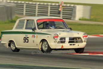 © Octane Photographic Ltd. 2011 Masters Racing Espiritu de Montjuic, April 10th 2011. Pre-1966 Touring Cars. Digital Ref : 0041CB1D0875
