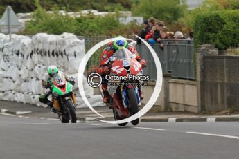 © Octane Photographic Ltd 2011. NW200 Thursday 19th May 2011. Paul Owen, Kawasaki - Speedycom.co.uk; Donald MacFadyen, BMW - Capital Fire & Security Alarms. Digital Ref : LW7D2812