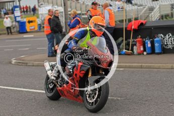 © Octane Photographic 2011. NW200, 17th May 2011 Newcomers practice. Medical bike. Digital ref : LW7D9122