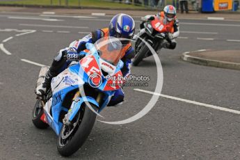 © Octane Photographic 2011. NW200, 17th May 2011 Newcomers practice. Kirk Jamison, BMW - Jim Angus Contracts; Luis Carreira, Honda - CD Racing. Digital ref : LW7D9135