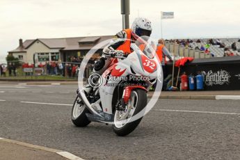 © Octane Photographic 2011. NW200, 17th May 2011 Newcomers practice. Herve Gantner, Honda - Rhino Universal. Digital ref : LW7D9407