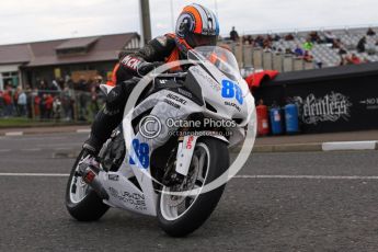 © Octane Photographic 2011. NW200, 17th May 2011 Newcomers practice. Adam Child, Suzuki - Ken Urwin M/cycles / MCN. Digital ref : LW7D9449