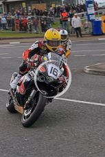 © Octane Photographic 2011. NW200, 17th May 2011 Superbike practice. Mark Parrett, BMW - C & C Ltd. Mark Parrett Racing. Digital ref : LW7D9621