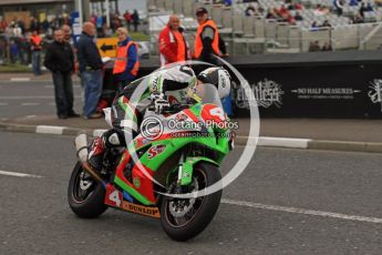 © Octane Photographic 2011. NW200, 17th May 2011 Supersport practice. Michael Dunlop, Kawasaki - Street Sweep. Digital ref : LW7D0561