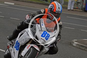 © Octane Photographic 2011. NW200, 17th May 2011 Supersport practice. Adam Child, Suzuki - Ken Urwin M/cycles / MCN. Digital ref : LW7D1194