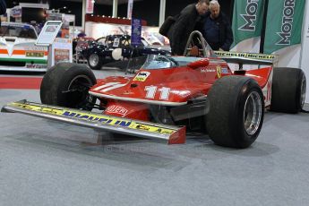 World © Octane Photographic Ltd. Race Retro 25th February 2011. Historic F1 cars. Jody Scheckter Ferrari 314T4. Digital Ref : 0644cb7d1721