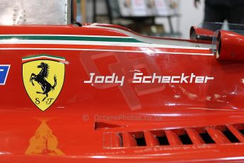 World © Octane Photographic Ltd. Race Retro 25th February 2011. Historic F1 cars. Jody Scheckter Ferrari 314T4. Digital Ref : 0644cb7d1722