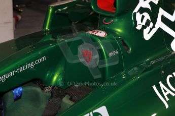 World © Octane Photographic Ltd. Race Retro 25th February 2011. Historic F1 cars. Jaguar R1 - Eddie Irvine. Digital Ref : 0644cb7d1730