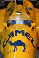 World © Octane Photographic Ltd. Race Retro 25th February 2011. Historic F1 cars. Satoru Nakajima Lotus 101 Judd. Digital Ref : 0644cb7d1735