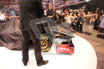 Autosport International 2011. Renault 2011 livery launch. Digital ref : 0046CB1D5923