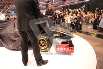Autosport International 2011. Renault 2011 livery launch. Digital ref : 0046CB1D5924