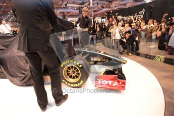 Autosport International 2011. Renault 2011 livery launch. Digital ref : 0046CB1D5927