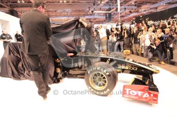 Autosport International 2011. Renault 2011 livery launch. Digital ref : 0046CB1D5935
