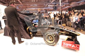 Autosport International 2011. Renault 2011 livery launch. Digital ref : 0046CB1D5938