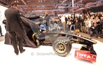 Autosport International 2011. Renault 2011 livery launch. Digital ref : 0046CB1D5938