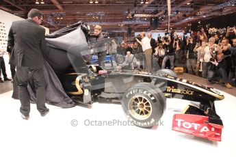 Autosport International 2011. Renault 2011 livery launch. Digital ref : 0046CB1D5941