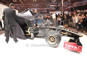 Autosport International 2011. Renault 2011 livery launch. Digital ref : 0046CB1D5942