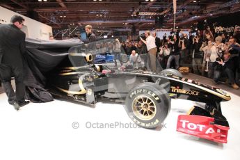 Autosport International 2011. Renault 2011 livery launch. Digital ref : 0046CB1D5946