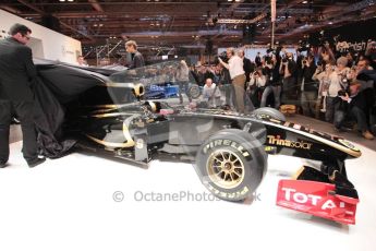 Autosport International 2011. Renault 2011 livery launch. Digital ref : 0046CB1D5949