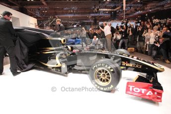 Autosport International 2011. Renault 2011 livery launch. Digital ref : 0046CB1D5950