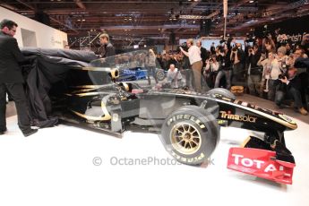 Autosport International 2011. Renault 2011 livery launch. Digital ref : 0046CB1D5951