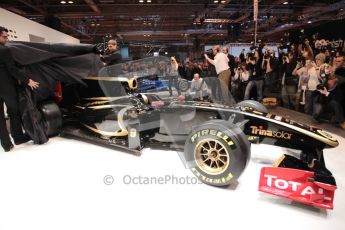 Autosport International 2011. Renault 2011 livery launch. Digital ref : 0046CB1D5952