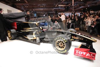 Autosport International 2011. Renault 2011 livery launch. Digital ref : 0046CB1D5957