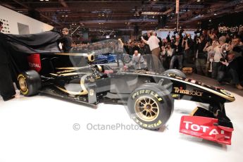 Autosport International 2011. Renault 2011 livery launch. Digital ref : 0046CB1D5959