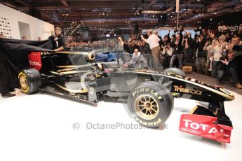 Autosport International 2011. Renault 2011 livery launch. Digital ref : 0046CB1D5960