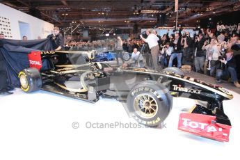 Autosport International 2011. Renault 2011 livery launch. Digital ref : 0046CB1D5961