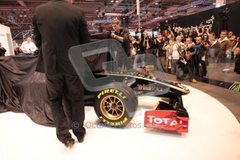 Autosport International 2011. Renault 2011 livery launch. Digital ref : 0046CB1D5929