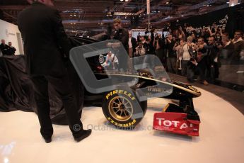 Autosport International 2011. Renault 2011 livery launch. Digital ref : 0046CB1D5930