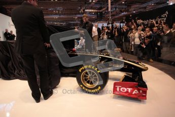 Autosport International 2011. Renault 2011 livery launch. Digital ref : 0046CB1D5932