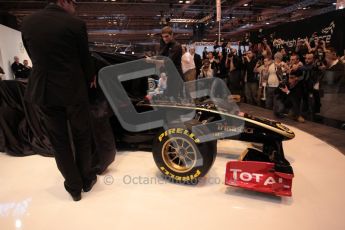 Autosport International 2011. Renault 2011 livery launch. Digital ref : 0046CB1D5933
