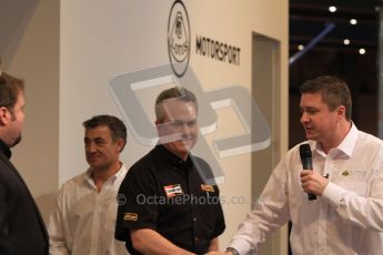 Autosport International 2011. Renault 2011 livery launch. Clive Chapman. Digital ref : 0046LW7D2469