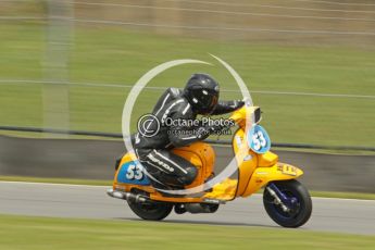 © Octane Photographic Ltd. Superstars meeting, Donington Park, Sunday 19th June 2011. All Heat/Replay British Scooter Championship. Digital Ref : 0080cb1d5844