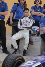 © Octane Photographic Ltd. 2011. European Formula1 GP - Valencia, Saturday 25th June 2011. GP3 Qualifying drivers holding area. Digital Ref: 0088CB1D7575