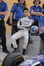 © Octane Photographic Ltd. 2011. European Formula1 GP - Valencia, Saturday 25th June 2011. GP3 Qualifying drivers holding area. Digital Ref:  0088CB1D7575