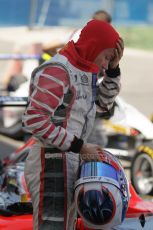 © Octane Photographic Ltd. 2011. European Formula1 GP - Valencia, Saturday 25th June 2011. GP3 Qualifying drivers holding area. Digital Ref: 0088CB1D7599