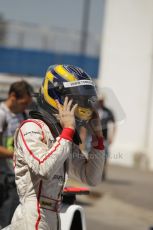 © Octane Photographic Ltd. 2011. European Formula1 GP - Valencia, Saturday 25th June 2011. GP3 Qualifying drivers holding area, Tom Dillman. Digital Ref: 0088CB1D7524