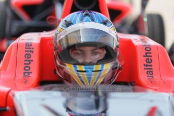 © Octane Photographic Ltd. 2011. European Formula1 GP - Valencia, Saturday 25th June 2011. GP3 Qualifying drivers holding area, Adrian Quaife-Hobbs. Digital Ref: 0088CB1D7621
