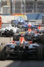 © Octane Photographic Ltd. 2011. European Formula1 GP - Valencia, Saturday 25th June 2011. GP3 Qualifying drivers holding area. Digital Ref: 0088CB1D7645