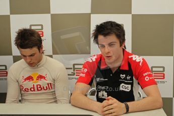 © Octane Photographic Ltd. 2011. European Formula1 GP - Valencia, Saturday 25th June 2011. GP3 Post race conference, Adrian Quaife-Hobbs. Digital Ref: 0088CB1D7670