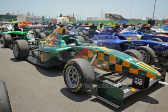 © Octane Photographic Ltd. 2011. European Formula1 GP - Valencia, Saturday 25th June 2011. GP3 Qualifying drivers holding area, James Calado. Digital Ref: 0088CB1D7680