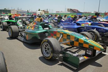 © Octane Photographic Ltd. 2011. European Formula1 GP - Valencia, Saturday 25th June 2011. GP3 Qualifying drivers holding area, James Calado. Digital Ref:  0088CB1D7680