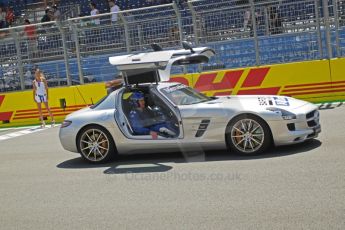 © Octane Photographic Ltd. 2011. European Formula1 GP, Saturday 25th June 2011. GP2 Race 1. Mercedes AMG SLS FIA Safety Car. Digital Ref:  0085CB1D7872